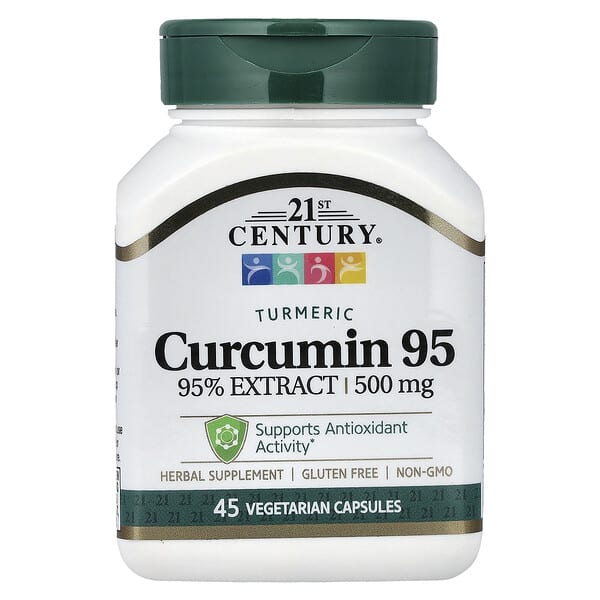 21st Century, Curcumin 95, 500 mg, 45 Vegetarian Capsules