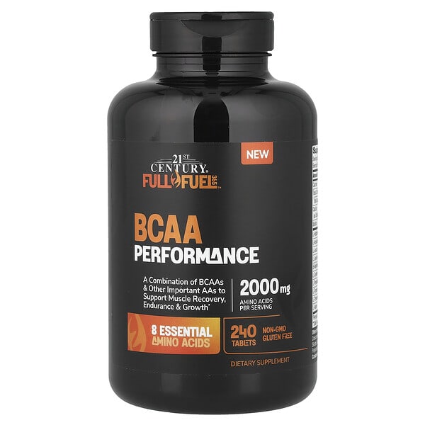 21st Century, Full Fuel 365™, BCAA Performance, 240 Tablets