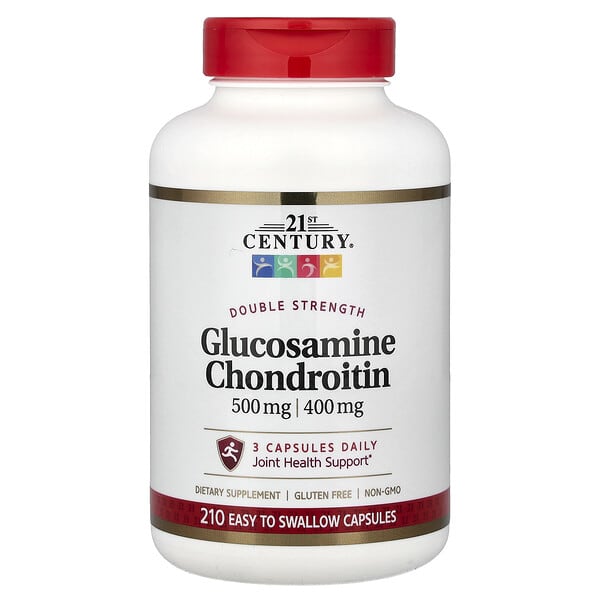 21st Century, Glucosamine Chondroitin, 210 Easy to Swallow Capsules