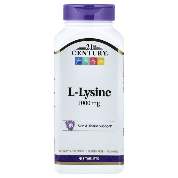 21st Century, L-Lysine, 1,000 mg, 90 Tablets