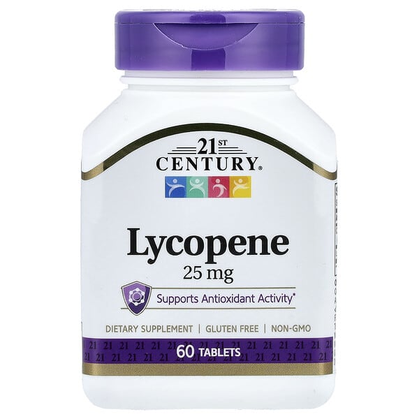 21st Century, Lycopene, 25 mg, 60 Tablets