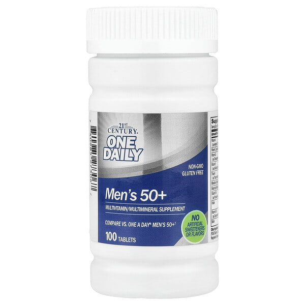 21st Century, One Daily, Men's 50+, 100 Tablets