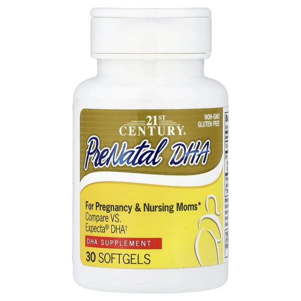 21st Century, PreNatal DHA, 30 Softgels (200 mg per Softgel)