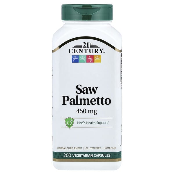 21st Century, Saw Palmetto, 200 Vegetarian Capsules