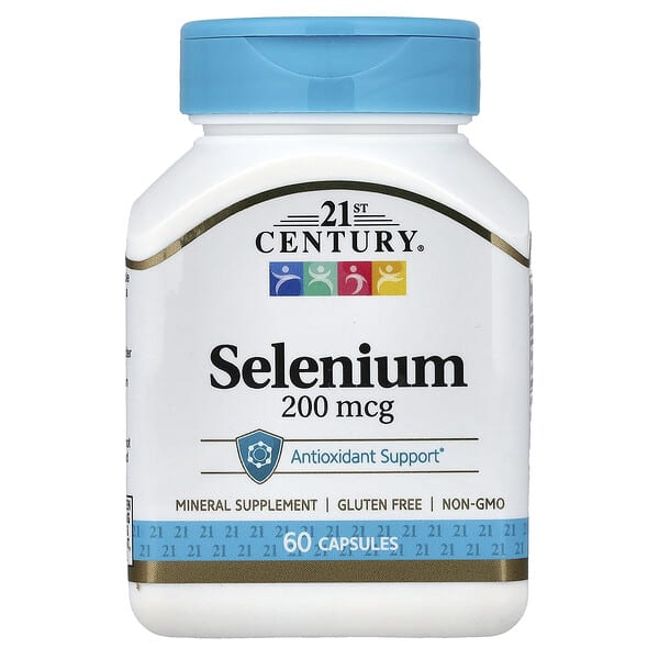 21st Century, Selenium, 200 mcg, 60 Capsules