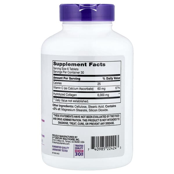 Alternative view of 21st Century, Super Collagen Plus Vitamin C, 180 Tablets