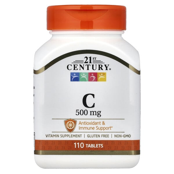 21st Century, Vitamin C, 500 mg, 110 Tablets