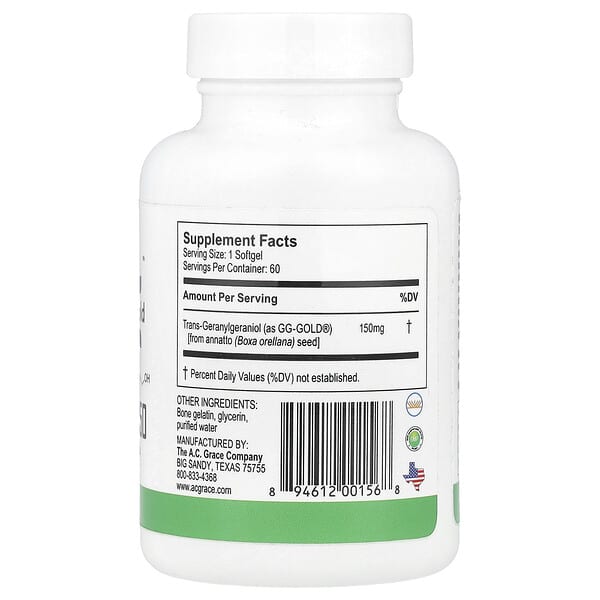 Alternative view of A.C. Grace Company, UNIQUE E-GG 150, 150 mg, 60 Easy To Swallow Softgels