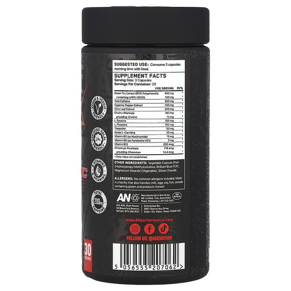 Alternative view of ABE, Shred-X, Extreme Thermogenic, 90 Veggie Capsules