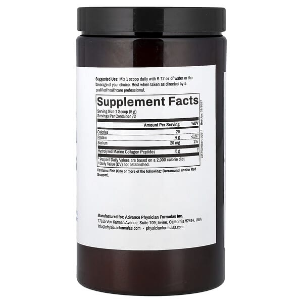Alternative view of Advance Physician Formulas, Wild Caught Marine Collagen Peptides, 12.7 oz (360 g)