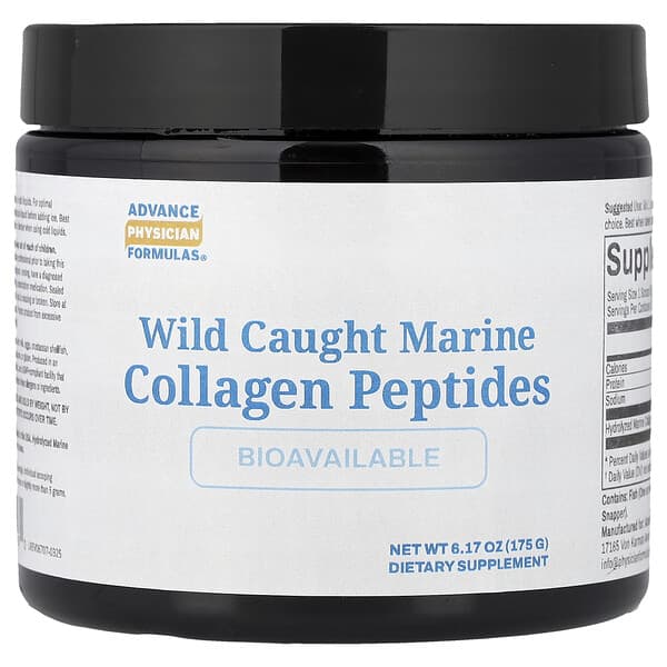 Advance Physician Formulas, Wild Caught Marine Collagen Peptides, 6.17 oz (175 g)
