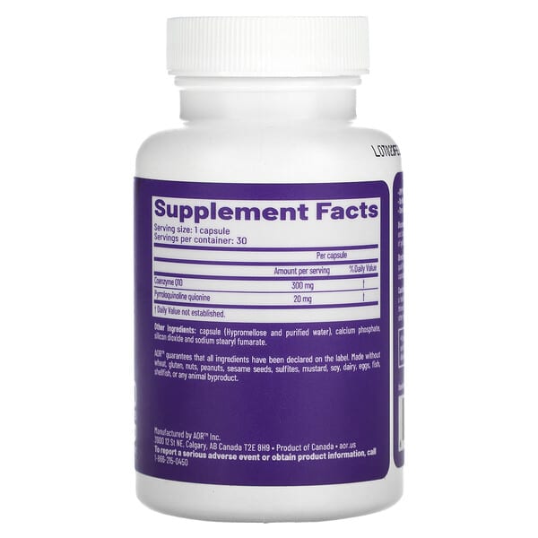 Alternative view of Advanced Orthomolecular Research AOR, Cogni-Q, 30 Capsules