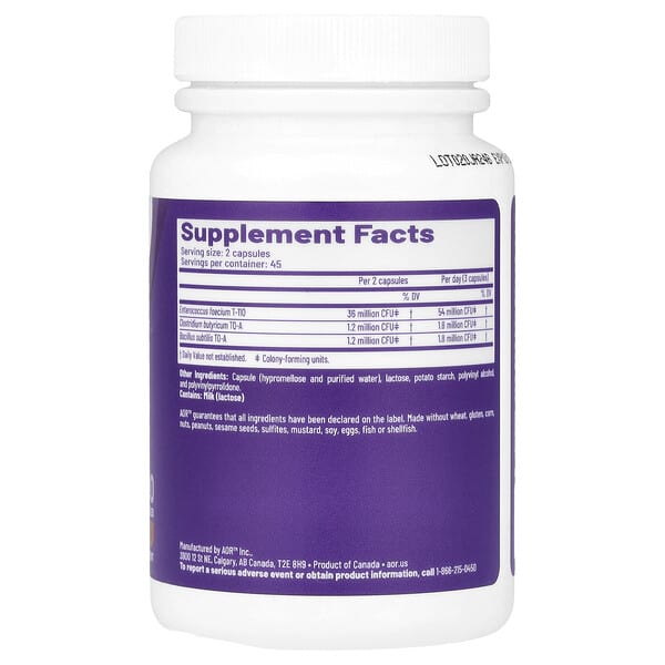 Alternative view of Advanced Orthomolecular Research AOR, Probiotic-3, 90 Capsules