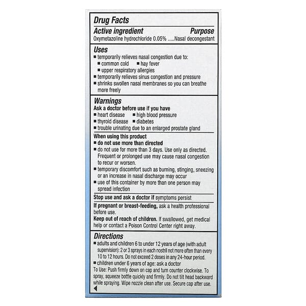 Alternative view of Afrin, Allergy Sinus Nasal Spray, 1/2 fl oz (15 ml)