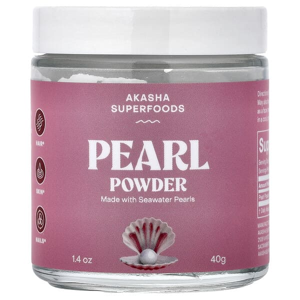 Akasha Superfoods, Pearl Powder, 1.4 oz (40 g)