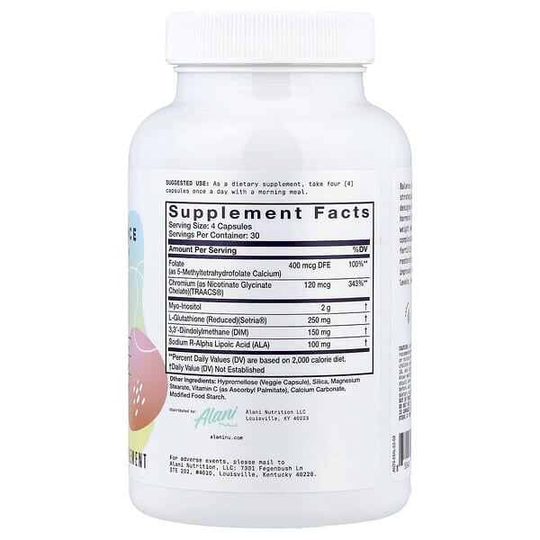 Alternative view of Alani Nu, Self, Balance, 120 Veggie Capsules