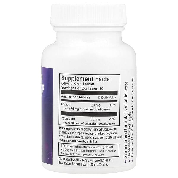 Alternative view of Alkalife, pH Balance, 90 Enteric Coated Tablets