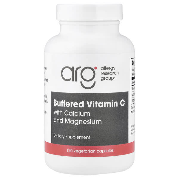 Allergy Research Group, Buffered Vitamin C with Calcium and Magnesium, 120 Vegetarian Capsules