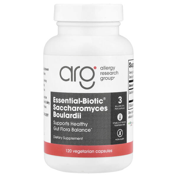 Allergy Research Group, Essential-Biotic®, Saccharomyces Boulardii, 120 Vegetarian Capsules (150 mg per Capsule)