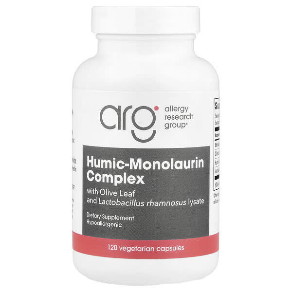 Allergy Research Group, Humic-Monolaurin Complex, 120 Vegetarian Capsules