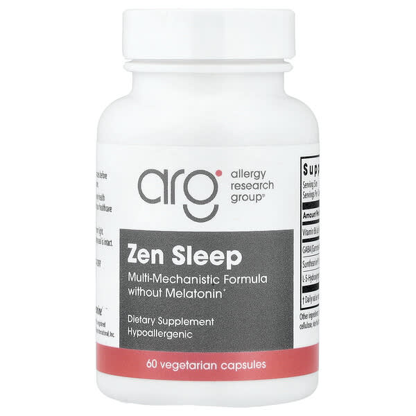Allergy Research Group, Zen Sleep, 60 Vegetarian Capsules