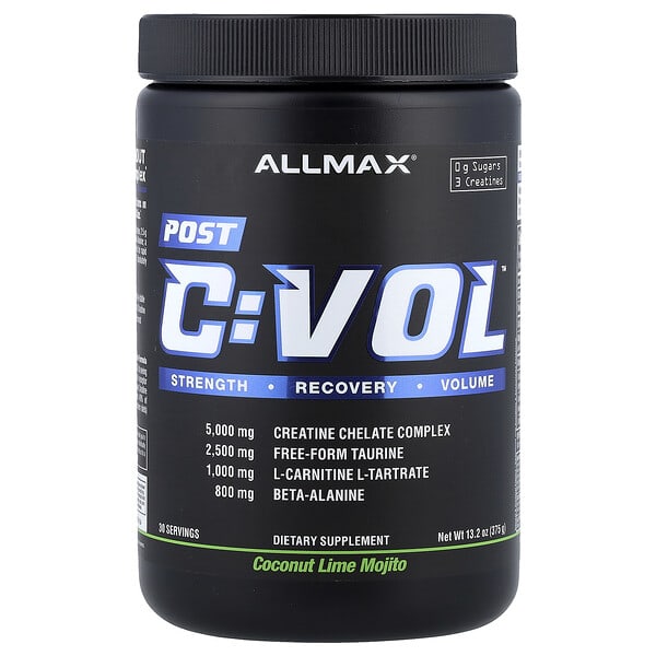 ALLMAX, C:VOL™, Post, Coconut Lime Mojito, 13.2 oz (375 g)