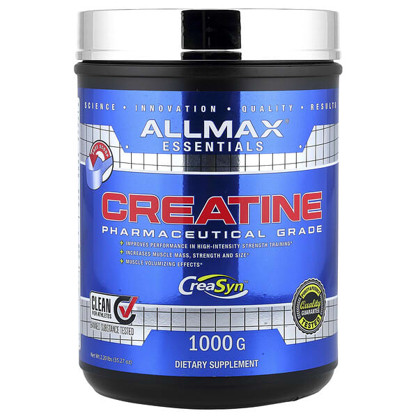 ALLMAX, Creatine, Pharmaceutical Grade, Unflavored, 2.2 lbs (1,000 g) 2 ALLMAX, Creatine, Pharmaceutical Grade, Unflavored, 2.2 lbs (1,000 g)