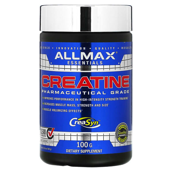 ALLMAX, Creatine, Pharmaceutical Grade, Unflavored, 3.53 oz (100 g)