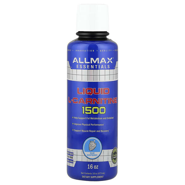 ALLMAX, Liquid L-Carnitine 1500, Blue Raspberry, 16 oz (473 ml) 3 ALLMAX, Liquid L-Carnitine 1500, Blue Raspberry, 16 oz (473 ml)