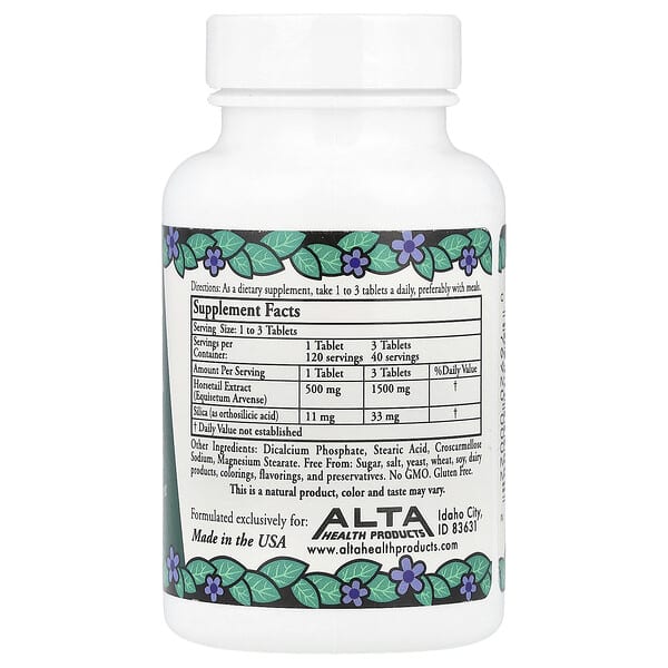 Alternative view of Alta Health, Herbal Silica with Bioflavonoids, 120 Tablets