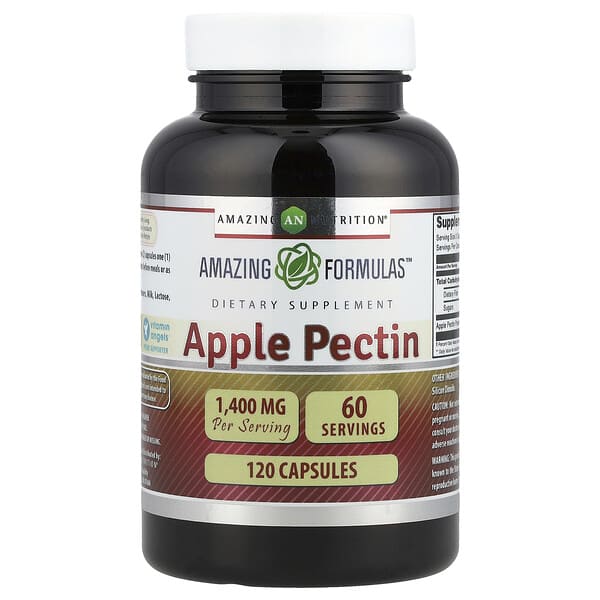 Amazing Nutrition, Apple Pectin, 120 Capsules (700 mg per Capsule)