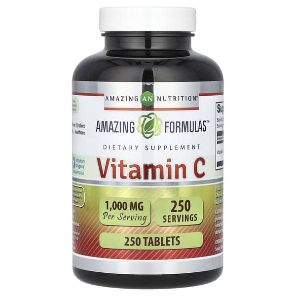 Amazing Nutrition, Vitamin C, 1,000 mg, 250 Tablets