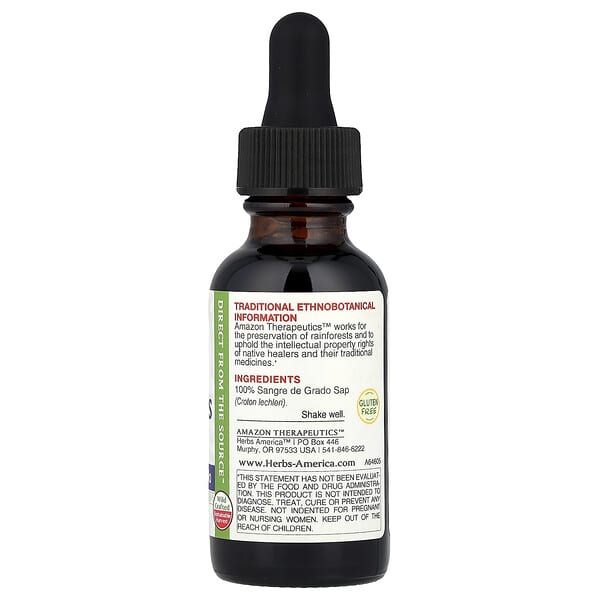 Alternative view of Amazon Therapeutics, Dragon's Blood, 1 fl oz (30 ml)