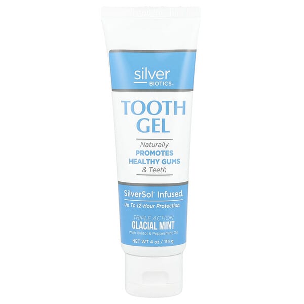 American Biotech Labs, Silver Biotics®, Tooth Gel, Glacial Mint, 4 oz (114 g)