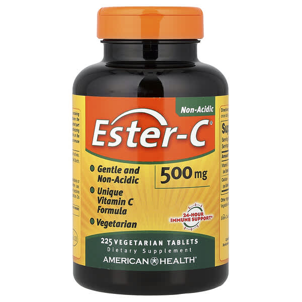 American Health, Ester-C®, 225 Vegetarian Tablets (500 mg per Tablet)