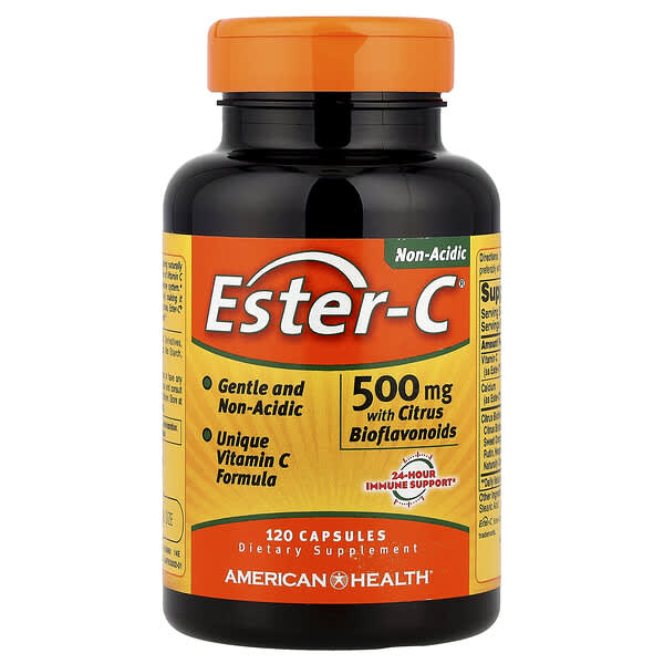 American Health, Ester-C® with Citrus Bioflavonoids, 120 Capsules