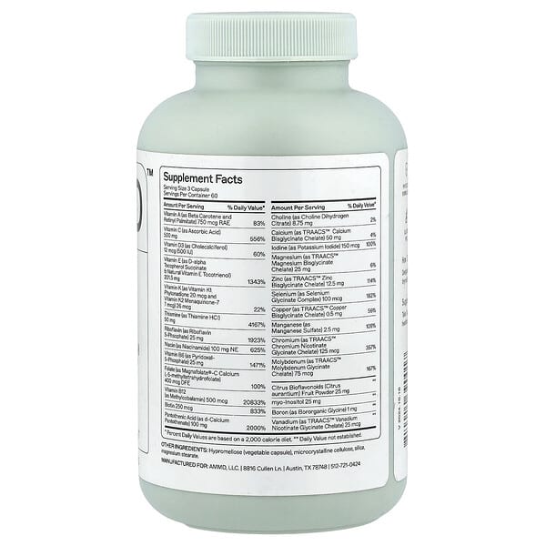 Alternative view of Amy Myers MD, The Myers Way® Multivitamin, 180 Capsules