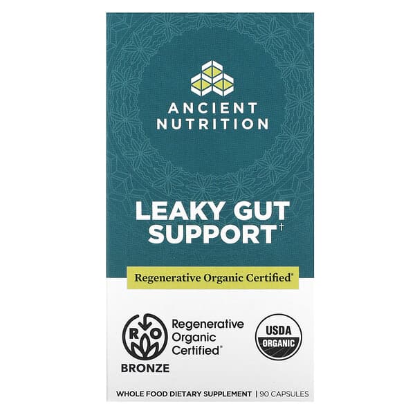 Ancient Nutrition, Leaky Gut Support, 90 Capsules 4 Ancient Nutrition, Leaky Gut Support, 90 Capsules