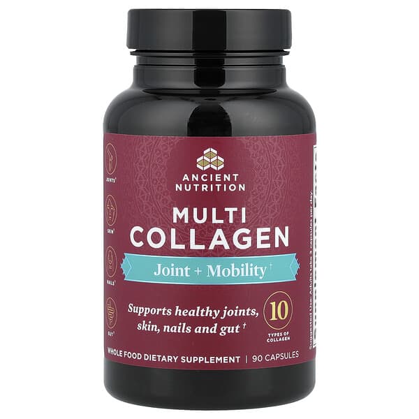 Ancient Nutrition, Multi Collagen, Joint + Mobility, 90 Capsules