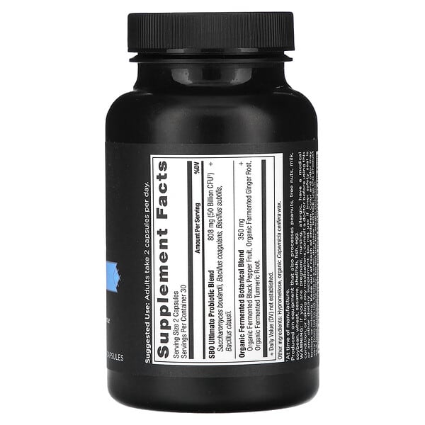 Alternative view of Ancient Nutrition, SBO Probiotics, Ultimate, 50 Billion CFU, 60 Capsules