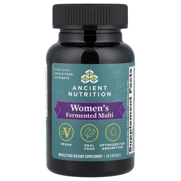 Ancient Nutrition, Women's Fermented Multi, 60 Capsules