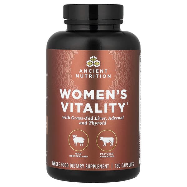 Ancient Nutrition, Women's Vitality, 180 Capsules