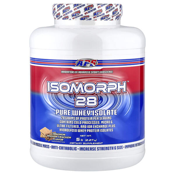 APS, Isomorph™ 28, Pure Whey Isolate, Cinnamon Graham Cracker, 5 lb (2.27 kg)