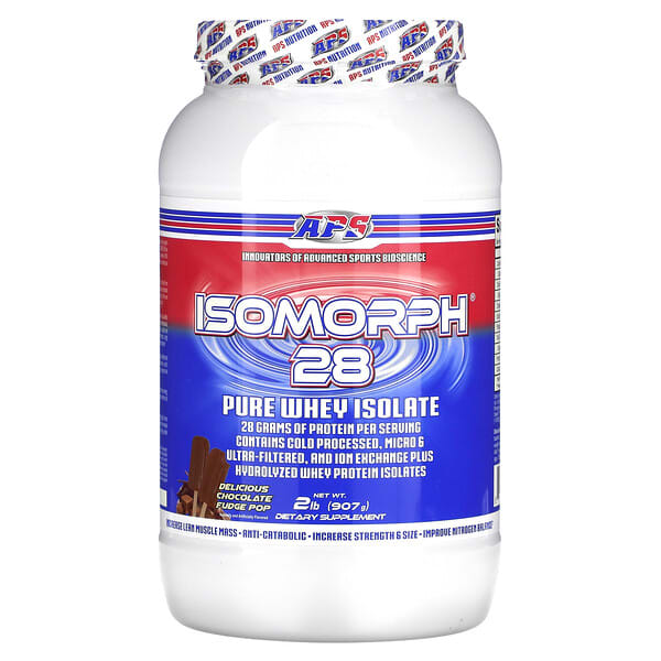 APS, Isomorph 28, Pure Whey Isolate, Delicious Chocolate Fudge Pop, 2 lbs (907 g)