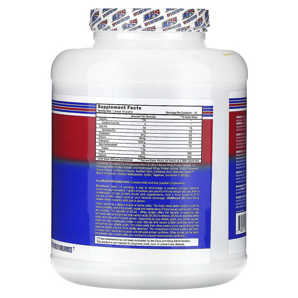 Alternative view of APS, Isomorph 28, Pure Whey Isolate, S'mores , 5 lb (2.27 kg)