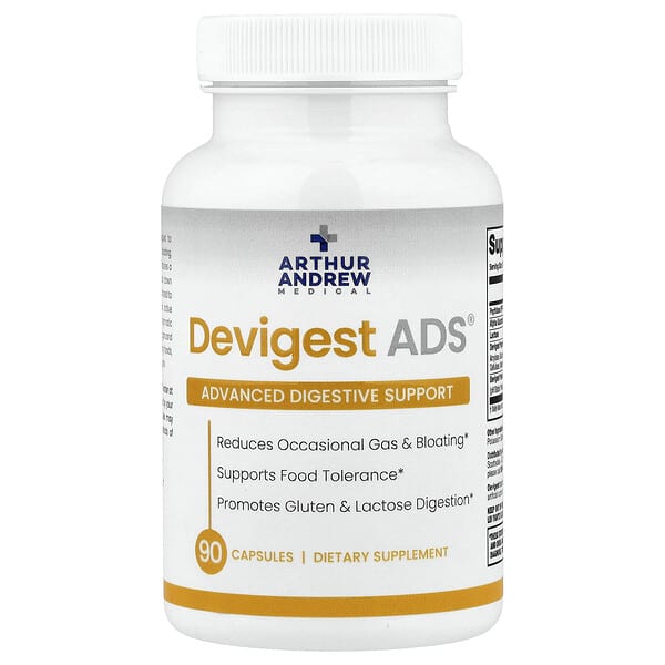 Arthur Andrew Medical, Devigest ADS®, Advanced Digestive Support, 90 Capsules 5 Arthur Andrew Medical, Devigest ADS®, Advanced Digestive Support, 90 Capsules