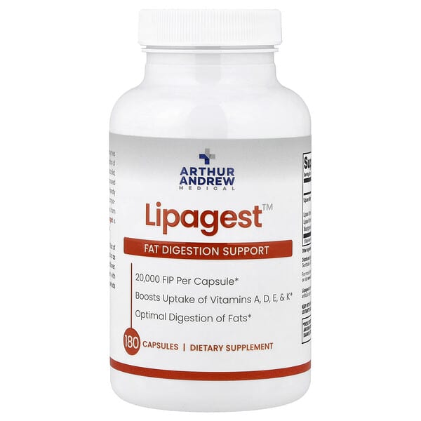 Arthur Andrew Medical, Lipagest™, 180 Capsules