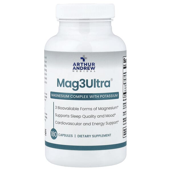 Arthur Andrew Medical, Mag3Ultra®, 180 Capsules