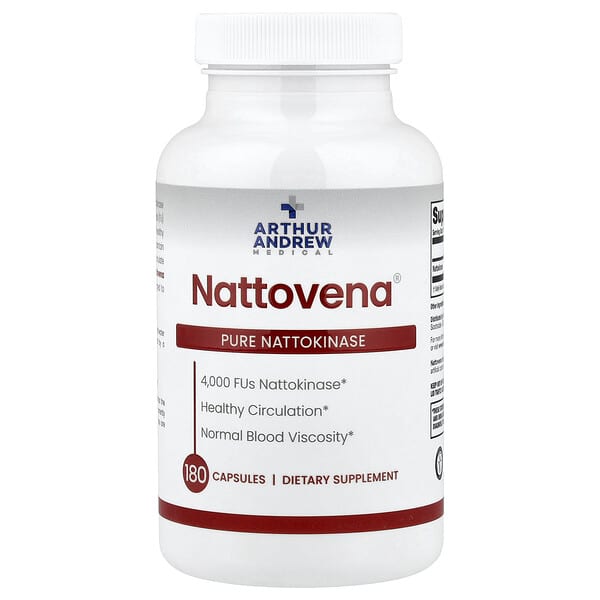Arthur Andrew Medical, Nattovena®, Pure Nattokinase, 4,000 FU, 180 Capsules