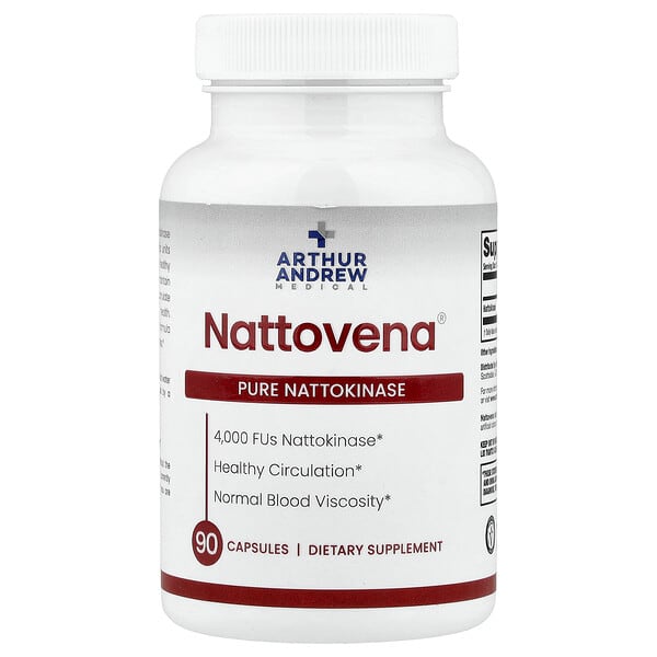 Arthur Andrew Medical, Nattovena®, Pure Nattokinase, 4,000 FU, 90 Capsules